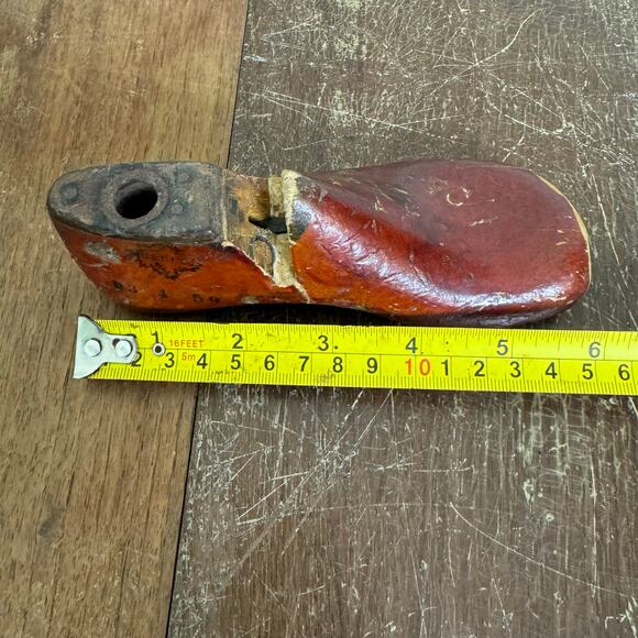 Vintage‎ Antique? Wooden Cobbler Shoe Form Gebl Company Size 7C - Picture 11 of 11